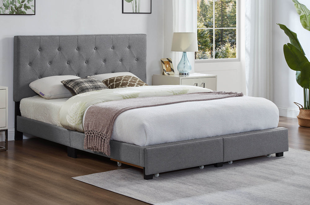 QUEEN BED - PRT2125 Grey